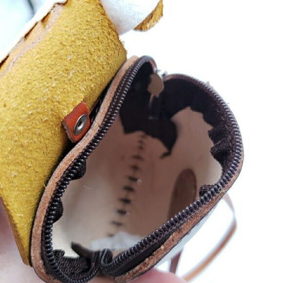 Lion Cat Gift Wristlet Wallet Card Holder Keychain Quirky Handmade Unique Boho - Picture 15 of 16